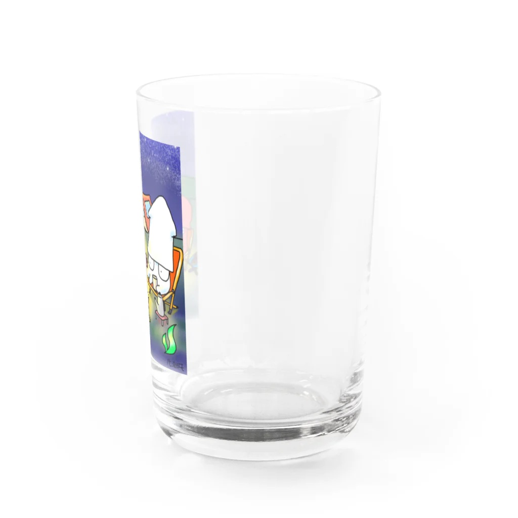 かぜすず　風（かぜすずふう）のま　いかのキャンプ Water Glass :right