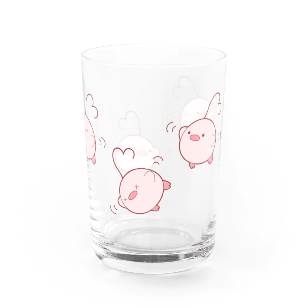 かーこのはーとり(ぴよぴよ) Water Glass :right