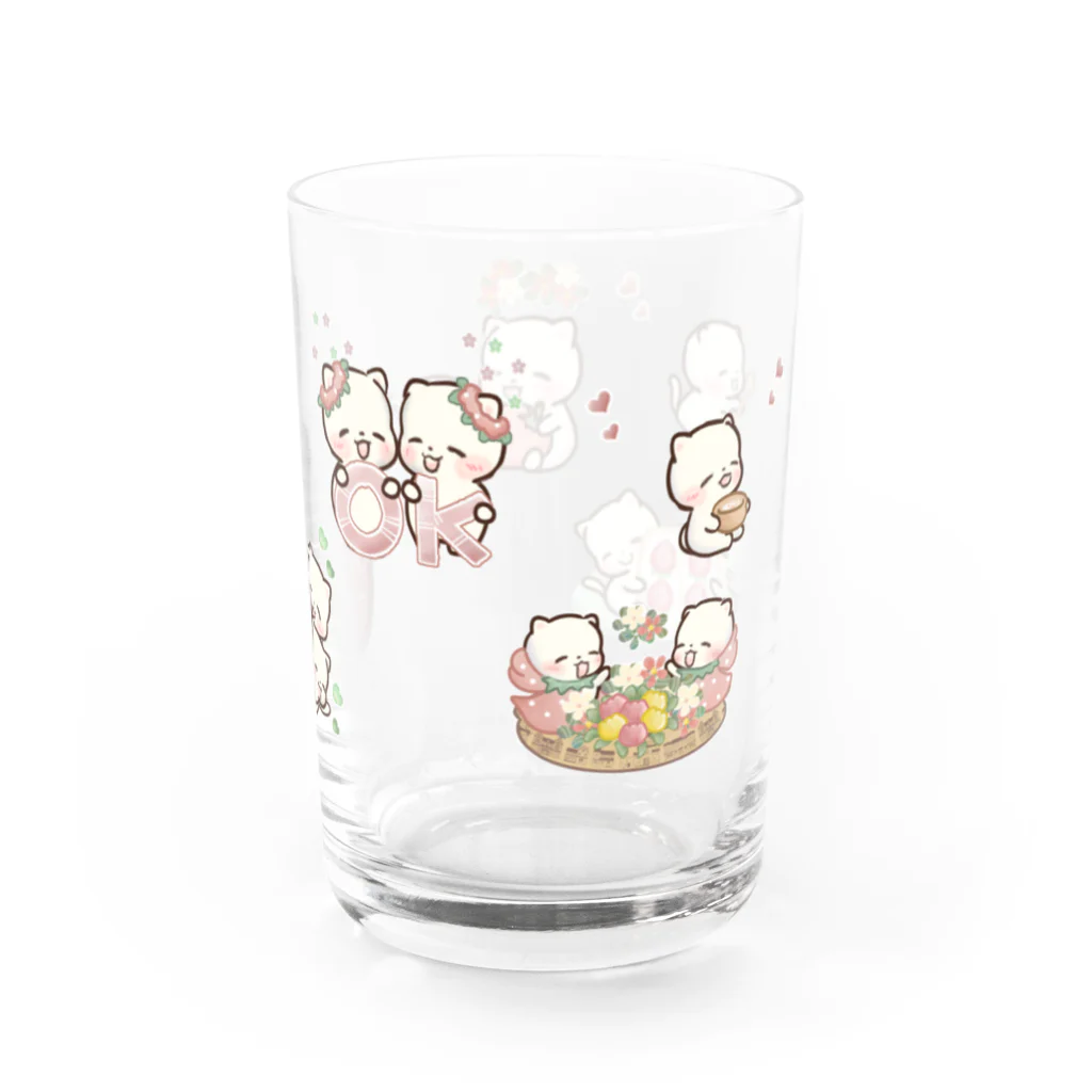 Chatoranの双子にゃんこ♡ Water Glass :right