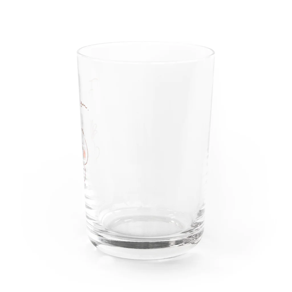 ぱれふるのオンラインショップ☽･:*のシンプルなぷっちゃんぐらす Water Glass :right