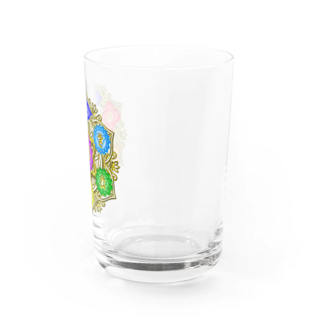 今と宇宙を結ぶアート＊fujimi＊の宇宙曼荼羅チャクラヒーリング Water Glass :right