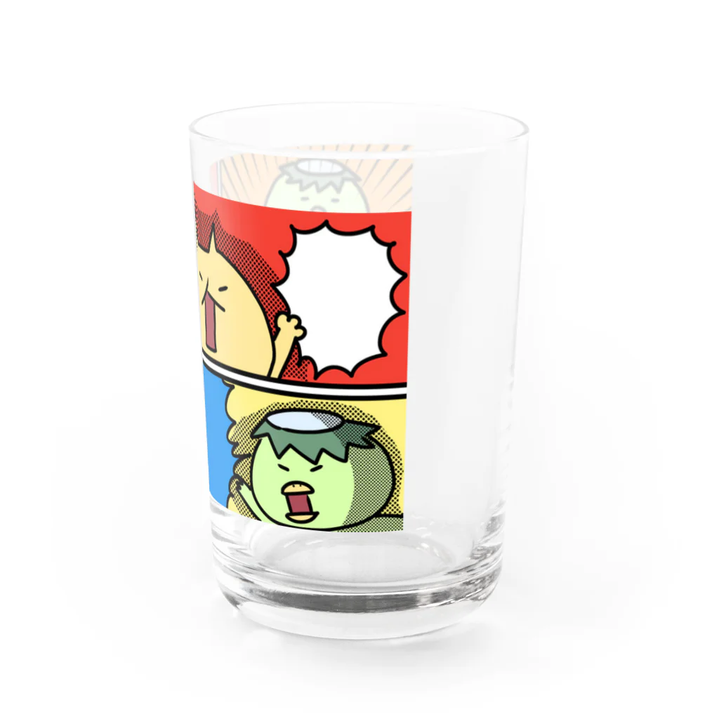 ねこねこむキャラクターショップのコミックなねこかっぱ Water Glass :right