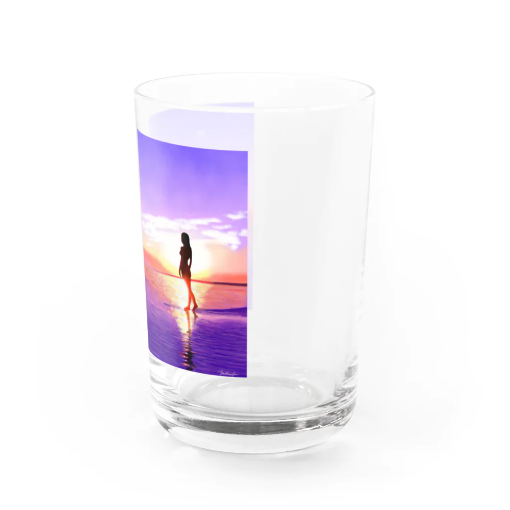 syachi工房のSunset Ocean Ⅳ Water Glass :right