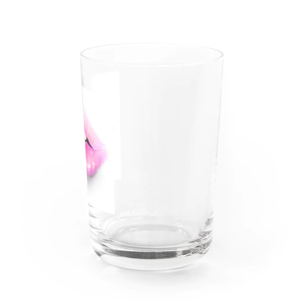 ニューヨークの唇 Water Glass :right