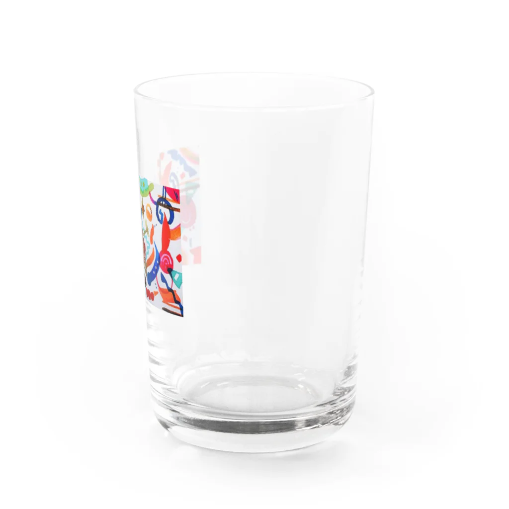 ニューヨークの絵 Water Glass :right