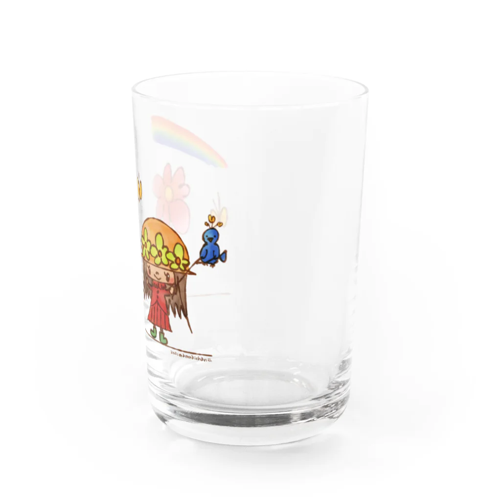 万枚ちゃんのメルヘンちゃん Water Glass :right