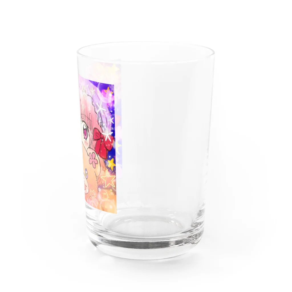 KANARIAのはなくまちゃんと夢見る女の子 Water Glass :right