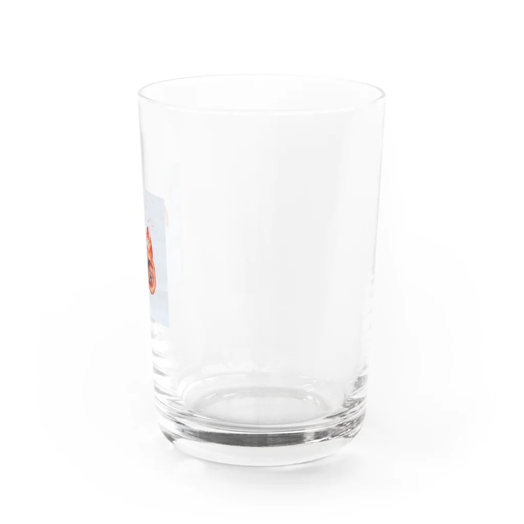 ニューヨークのオレンジ Water Glass :right