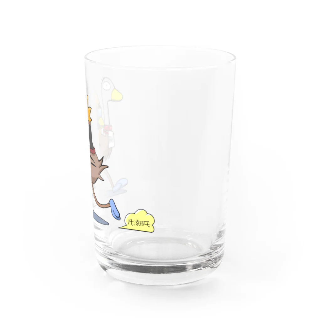 かぜすず　風（かぜすずふう）のぺっふうとだちょふ Water Glass :right