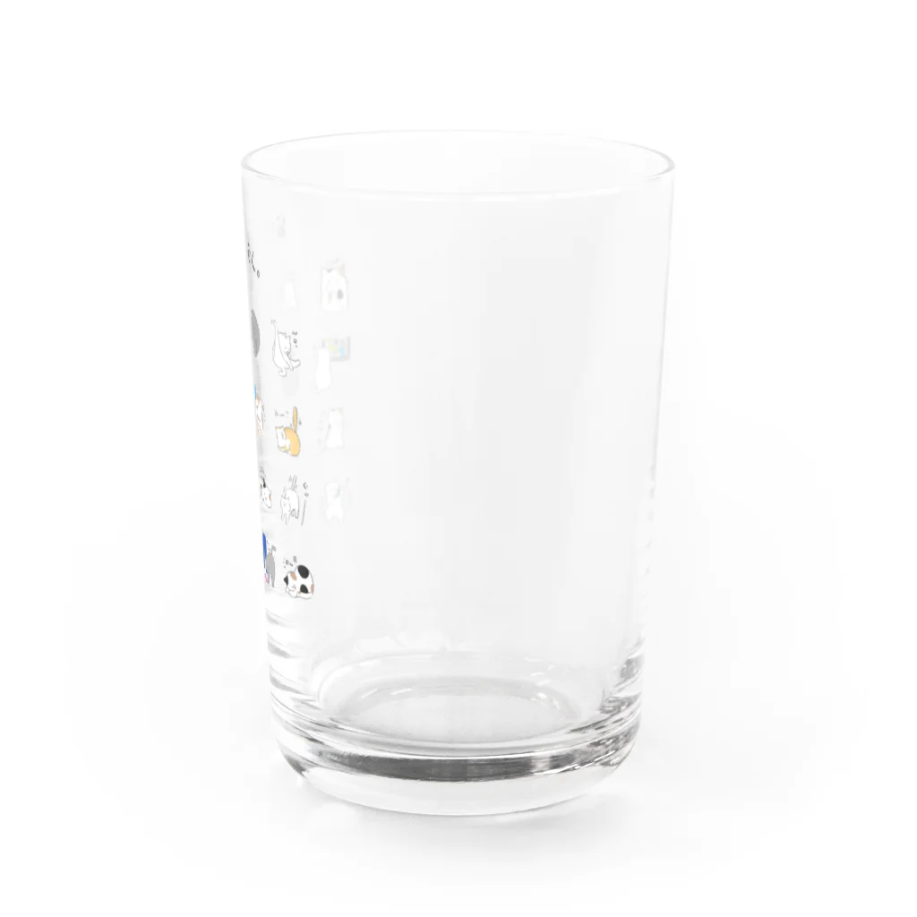 sol-fa0914の猫を描く。 Water Glass :right