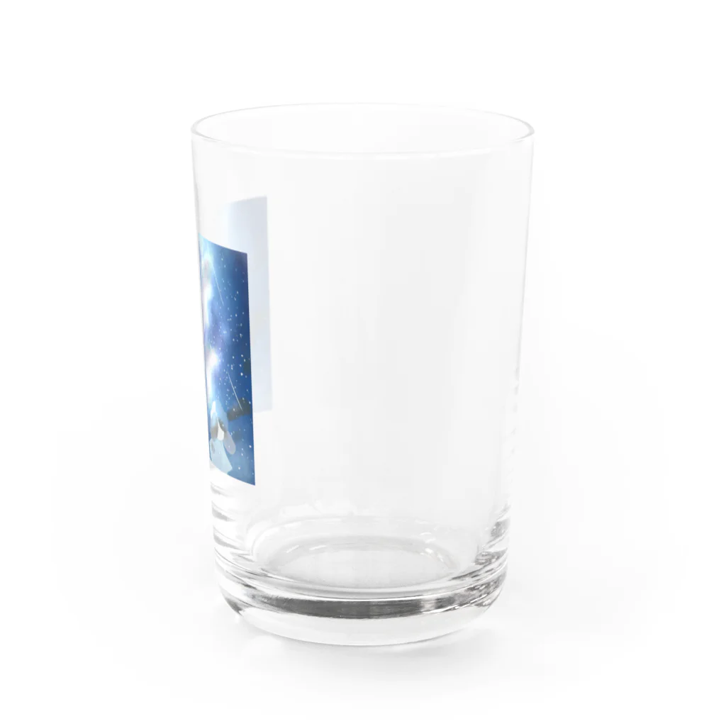 ちびらいふ。の夜空オーロラ Water Glass :right