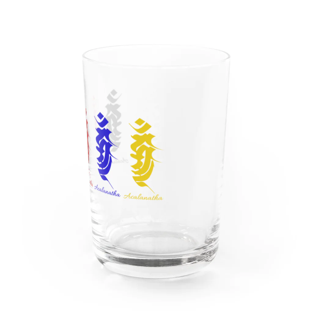 LotusFlowerの五色不動明王様 Water Glass :right