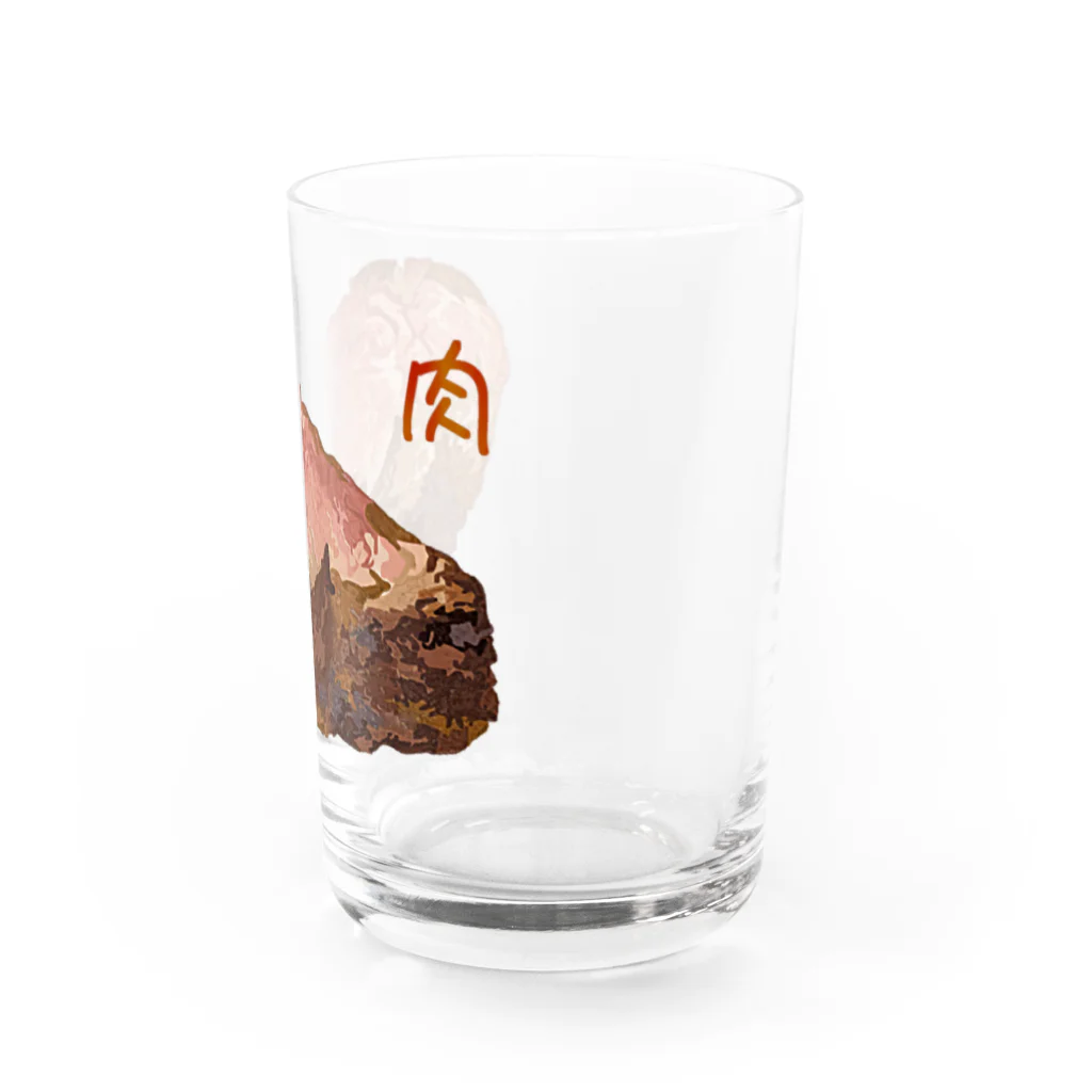 脂身通信Ｚの肉 Water Glass :right