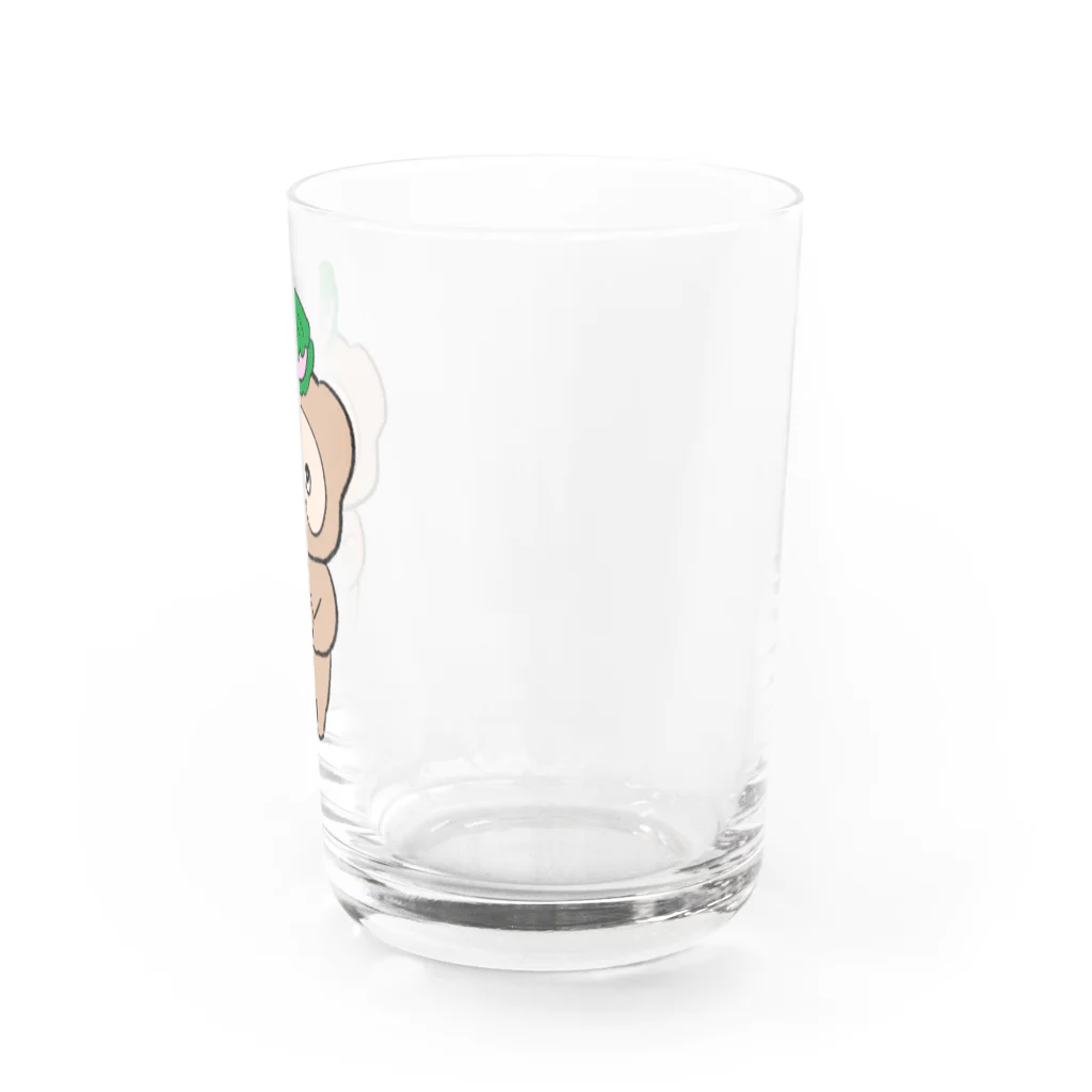 ぴんころの柏餅とたぬき Water Glass :right
