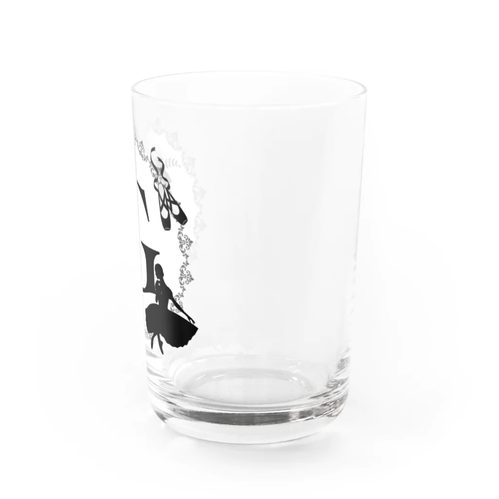 バレエシルエット ballet*pointe_pon*のバレエシルエット◆G-1/モノクロ◆ Water Glass :right