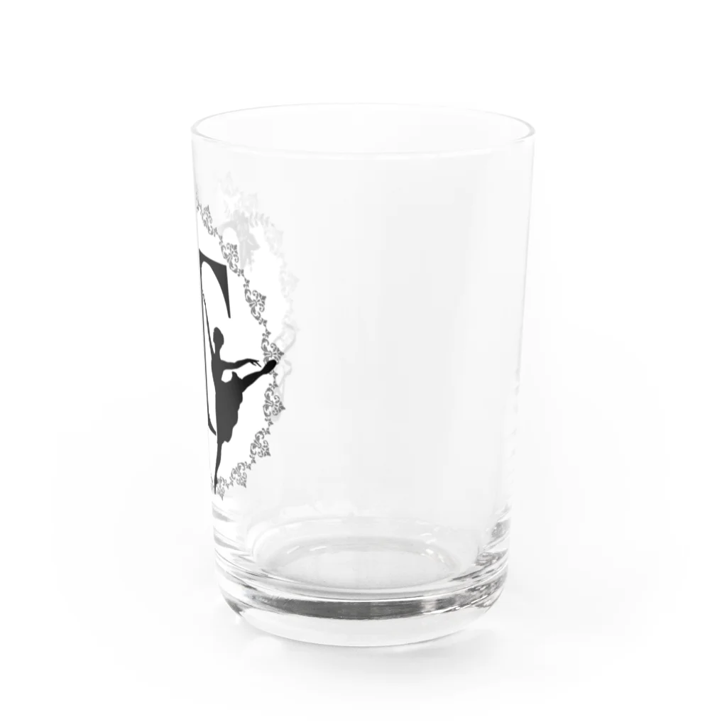 バレエシルエット ballet*pointe_pon*のバレエシルエット◆T-1/モノクロ◆ Water Glass :right