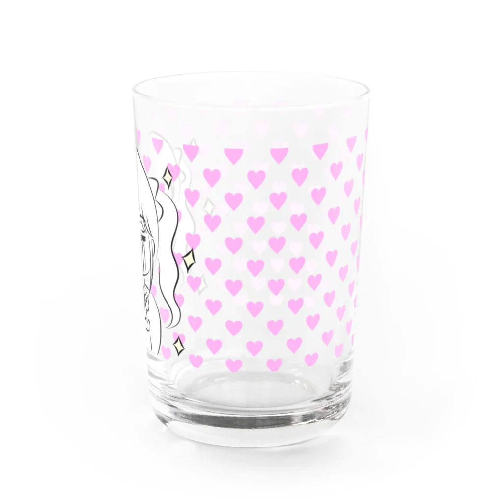 pino子 shopの推し大好きちゃん 推しに感謝 Water Glass :right