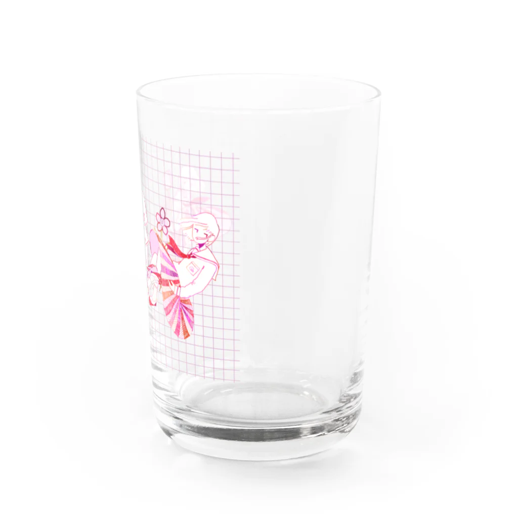 ざとう商店の制服ちゃんトリプル Water Glass :right