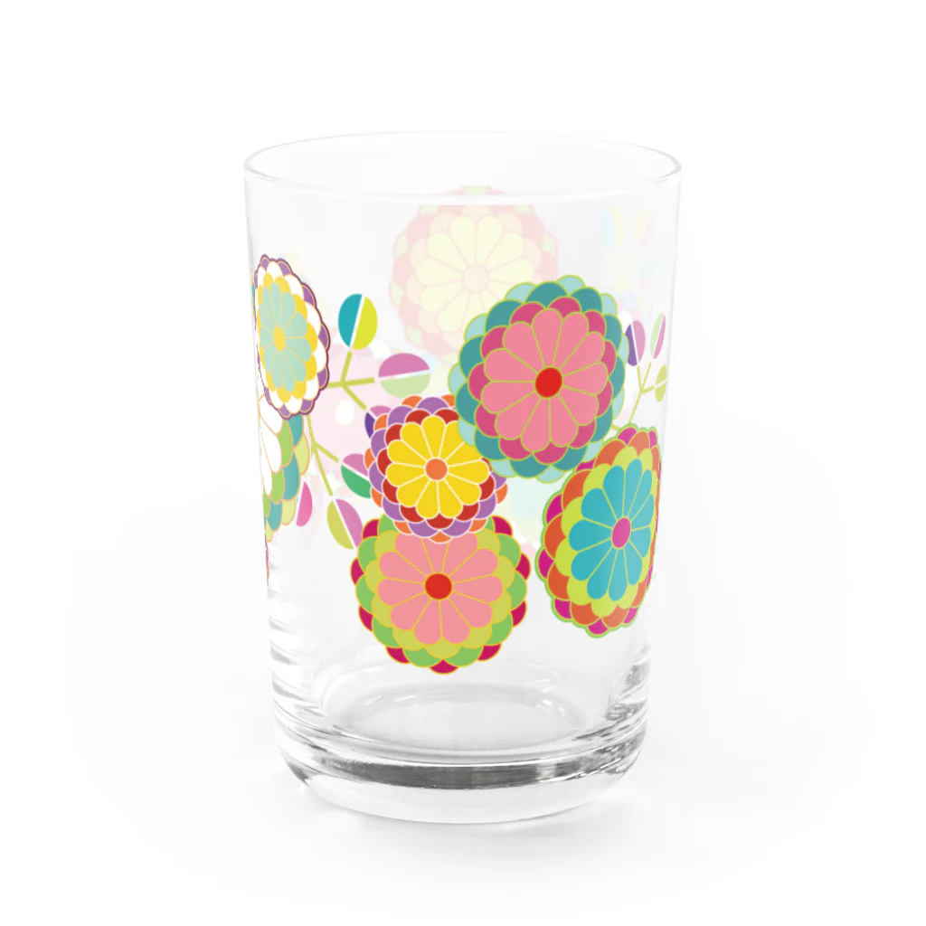 無孔笛の菊花 Water Glass :right