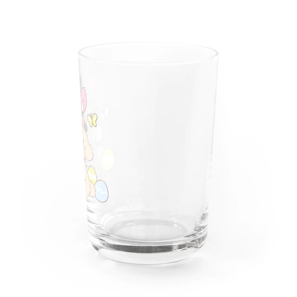 ししまる ともみのHappy Easter Dog!(Apricot) Water Glass :right