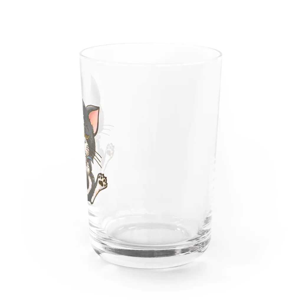 118designの魚を咥えた猫 Water Glass :right