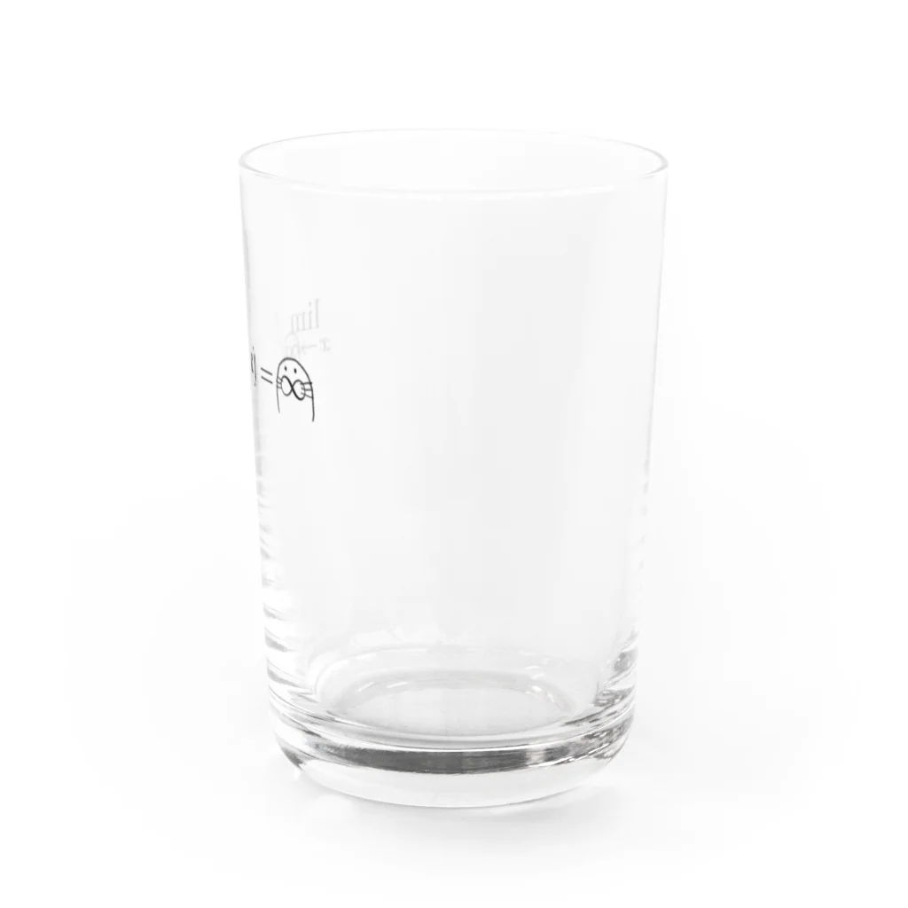 理系のらくがきのリミットあざらし Water Glass :right