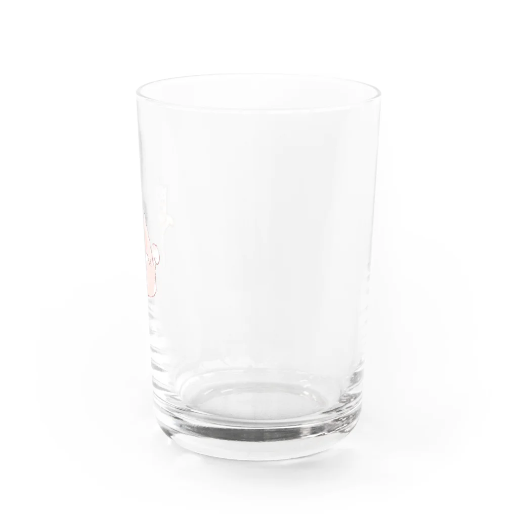 ネコさかだちできないのイヌ肩に乗れない Water Glass :right