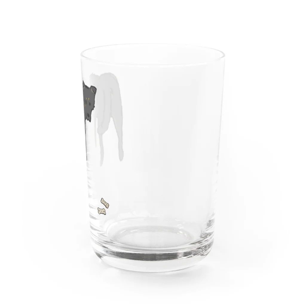 きっかわのラム犬とおやつ(色つきver) Water Glass :right