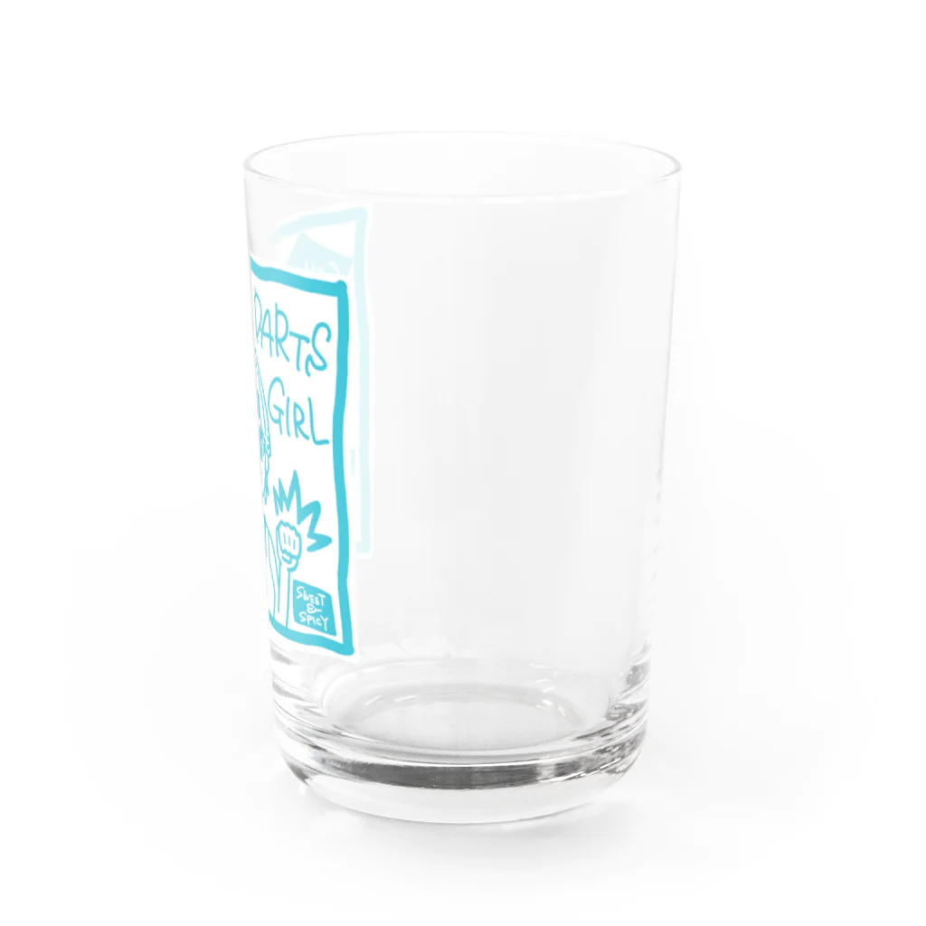 SWEET＆SPICY 【 すいすぱ 】ダーツのGAME ON!　【SWEET LIGHTBLUE】 Water Glass :right