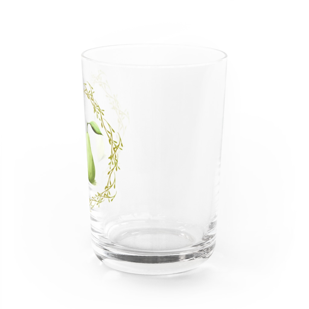 chicodeza by suzuriの手書きの洋梨イラスト Water Glass :right