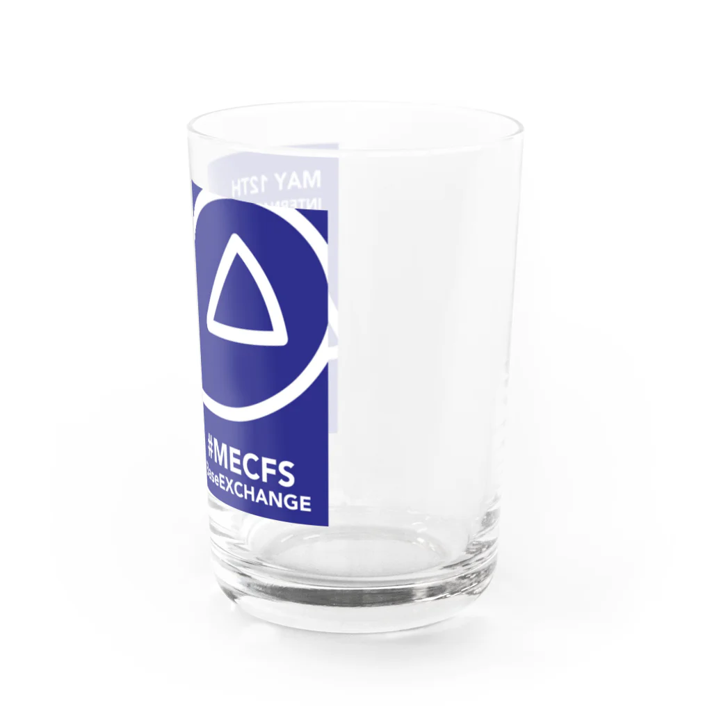 841のお店のmecfs 慢性疲労症候群/筋痛性脳脊髄炎啓発カラーグッズ Water Glass :right