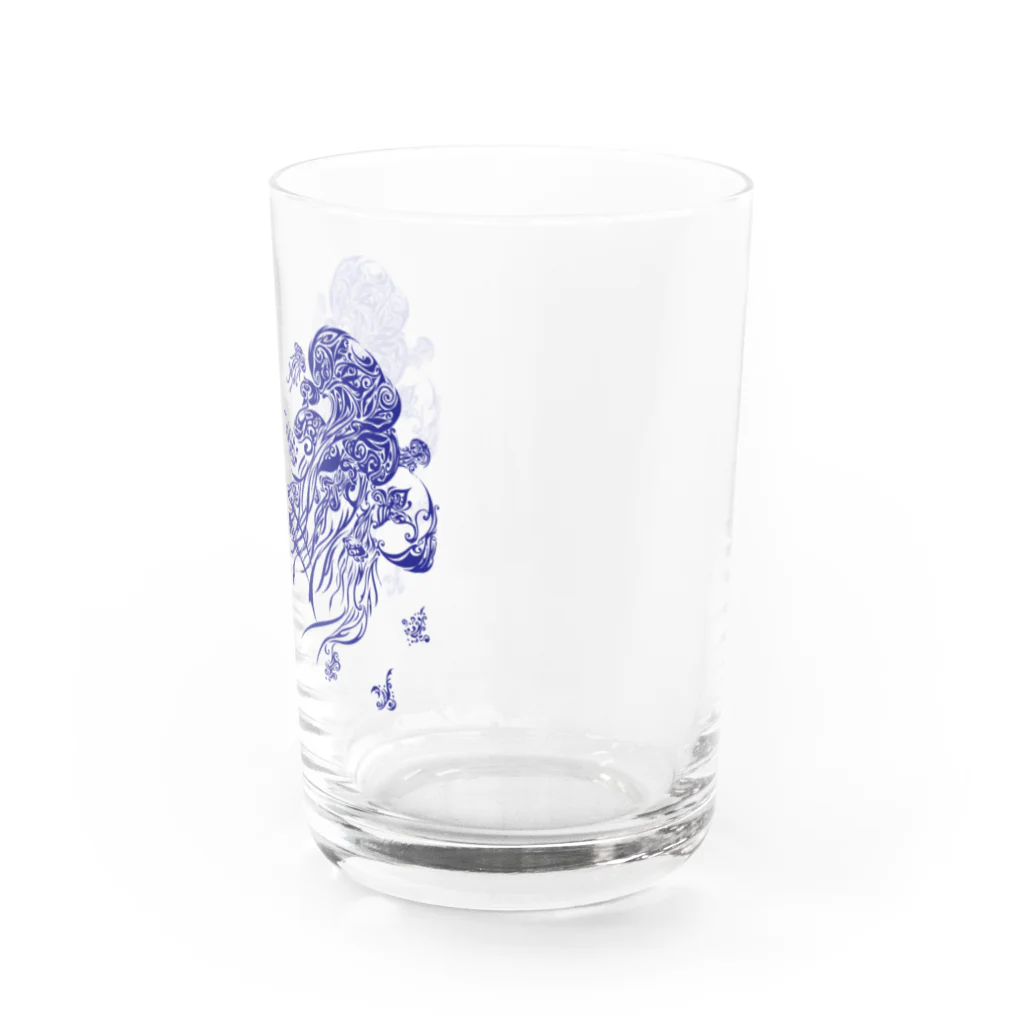 糖分兄弟の青クラゲ Water Glass :right