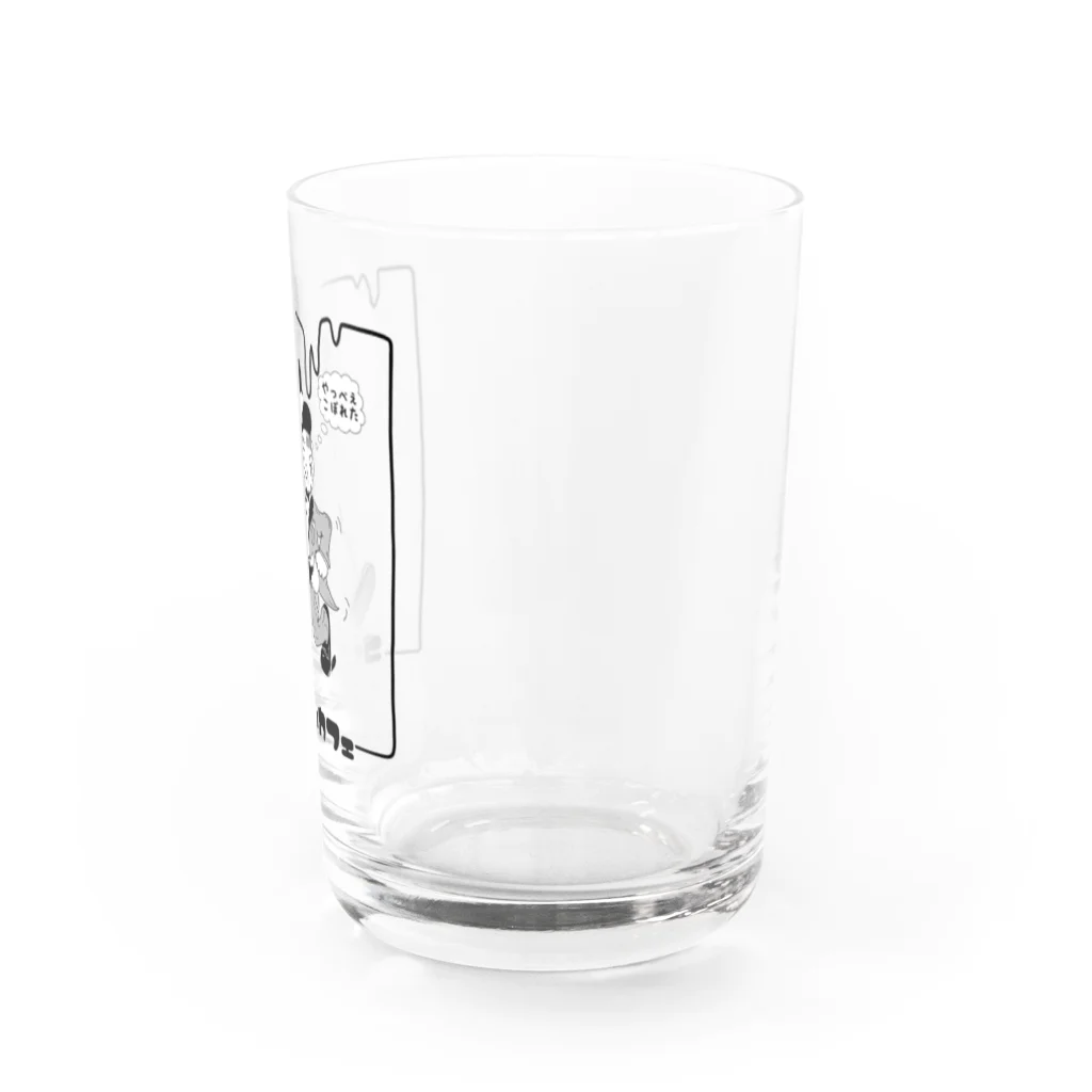 TANOSHINDAMONGACHI のゴートゥカフェ Water Glass :right