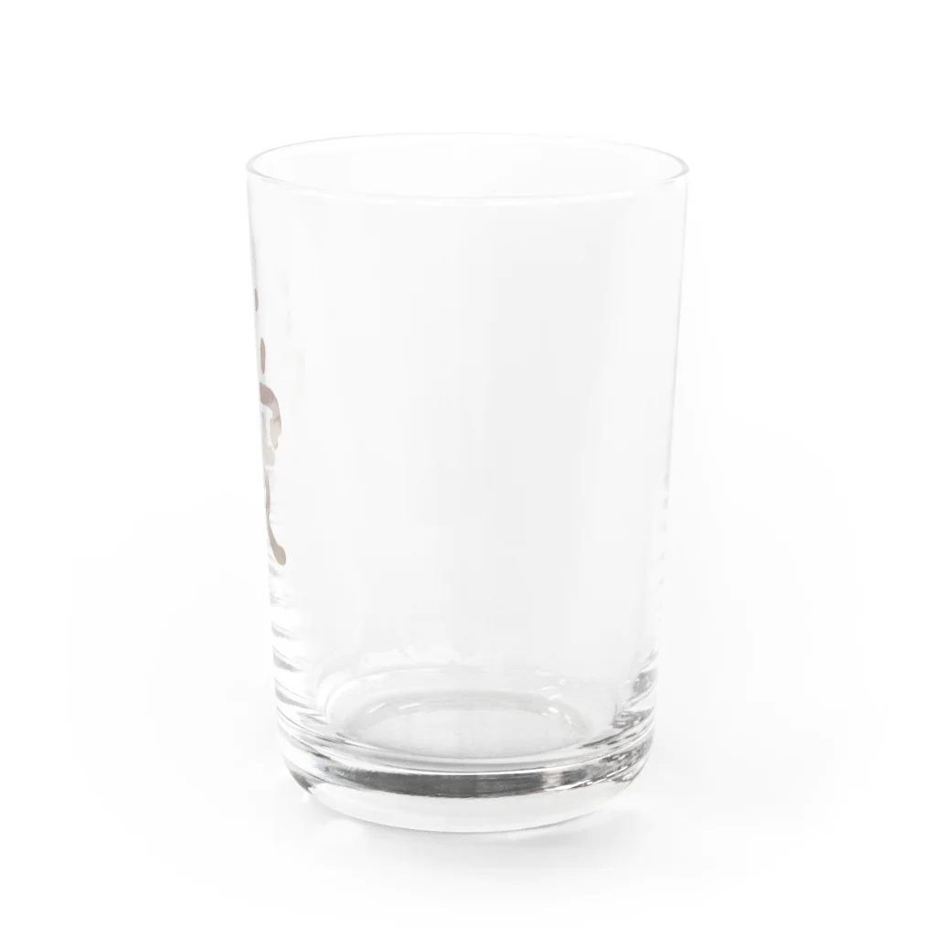 Questionの愛 Water Glass :right