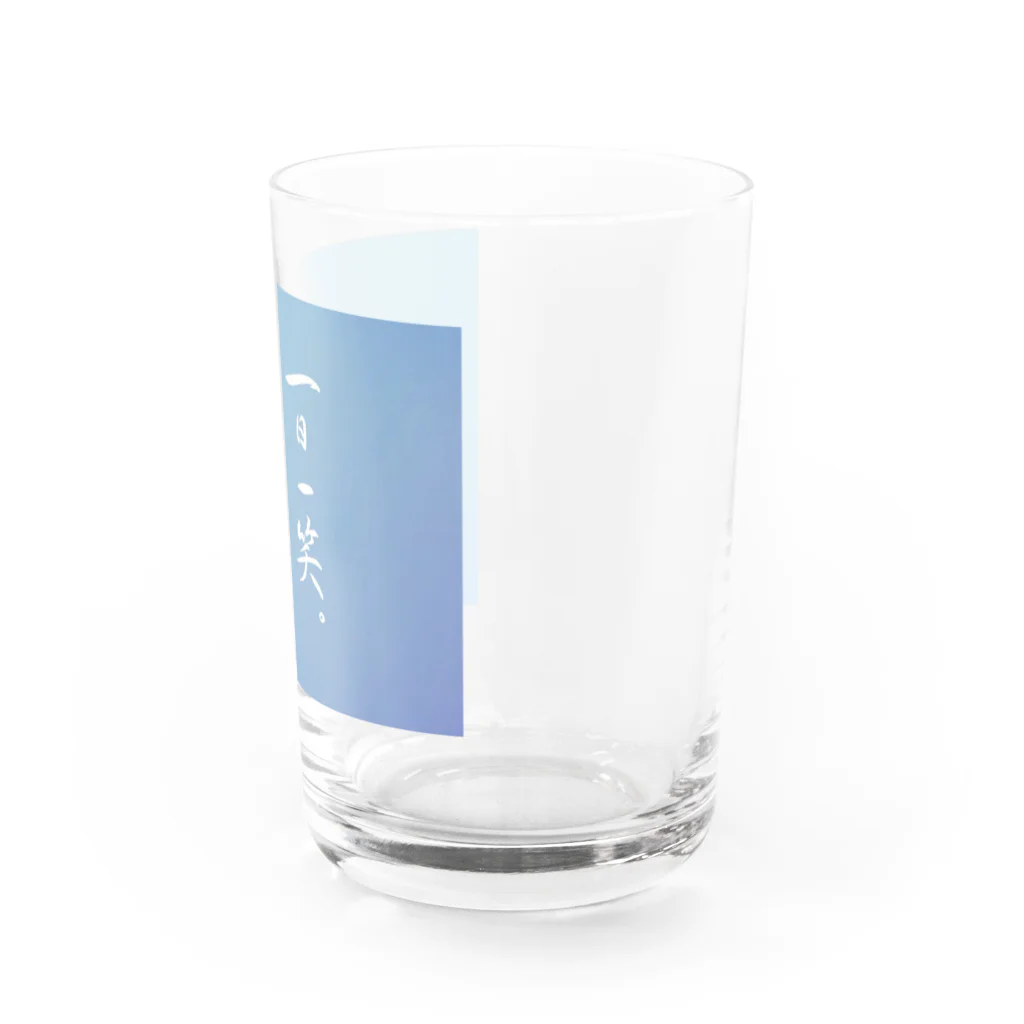 junka書ジャラリーの一日一笑  水色 Water Glass :right