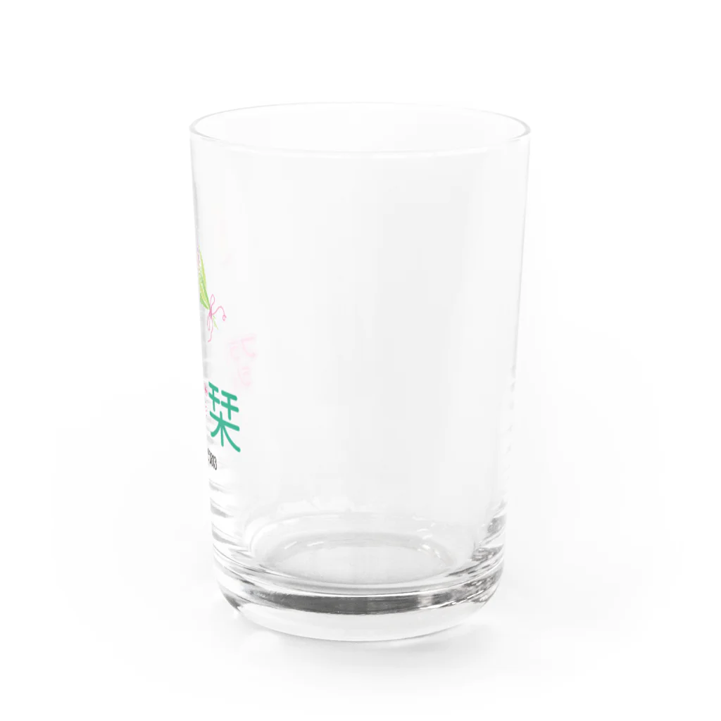 ヤンヤン商店のフラワーショップ栞　シンプル2 Water Glass :right