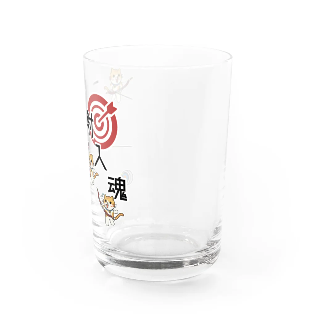 楽猫楽描しげ屋の一射入魂 Water Glass :right