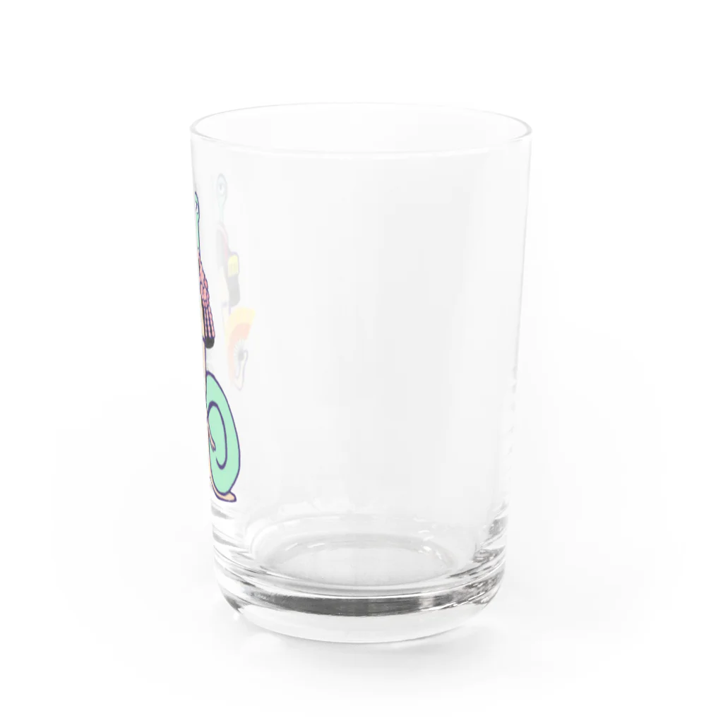 ＠おかみsan99のご当地ビールの妖精『舞マイ妓さん』 Water Glass :right