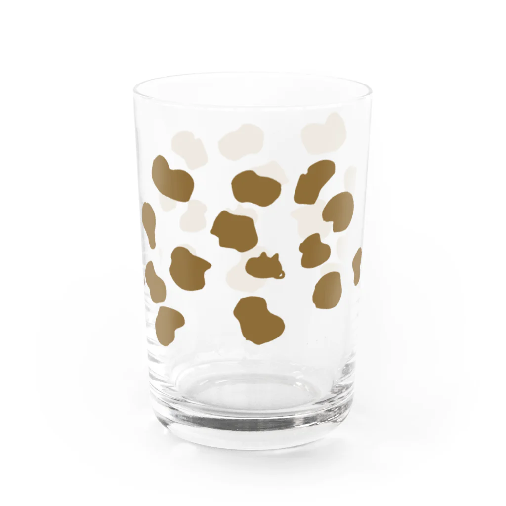 はちおうじ　にっきの牛乳を注ぐとウシになるやつ(コーヒー) Water Glass :right