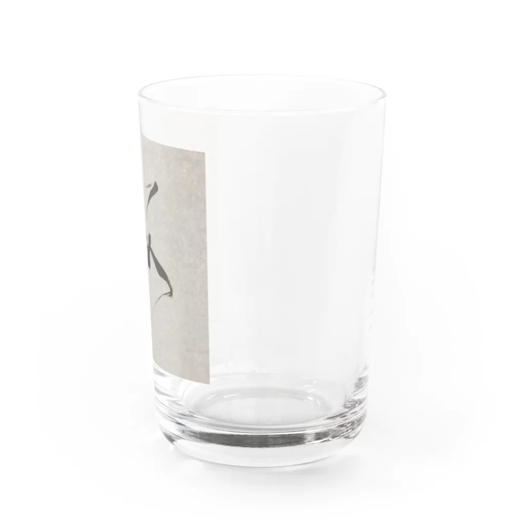 筆文字デザイン＊shunrei＊の筆文字【桜】和のイメージ Water Glass :right