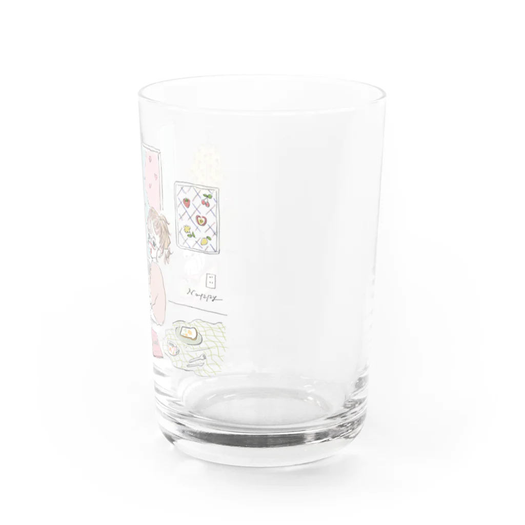 NAPPY ILLUSTRATIONSのおうちグラス Water Glass :right