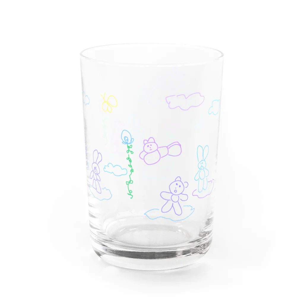 くまきちショップやさんのやすみじかん Water Glass :right