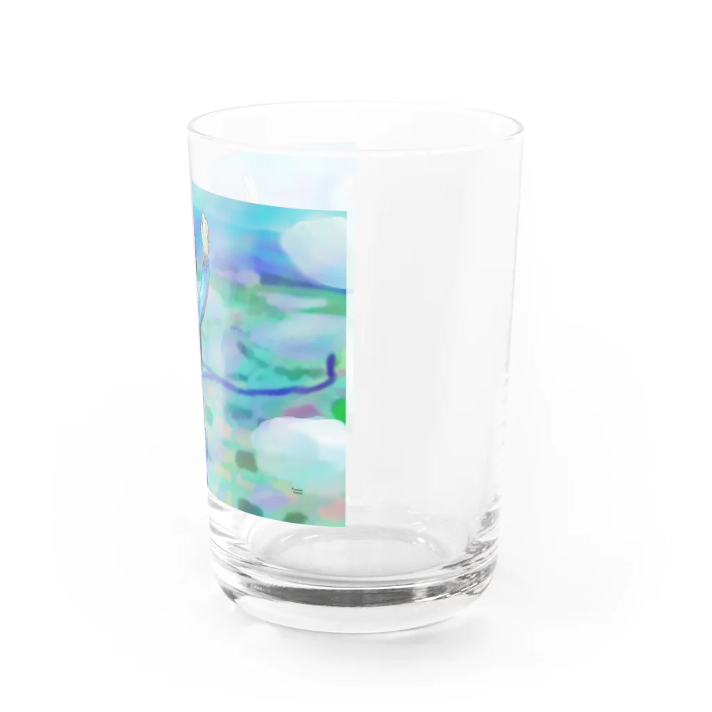 きなこもちの小屋２号店の空挺部隊の女の子 Water Glass :right