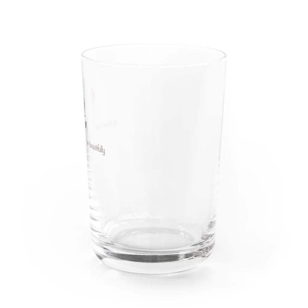 とうにゅうのお花屋さん Water Glass :right