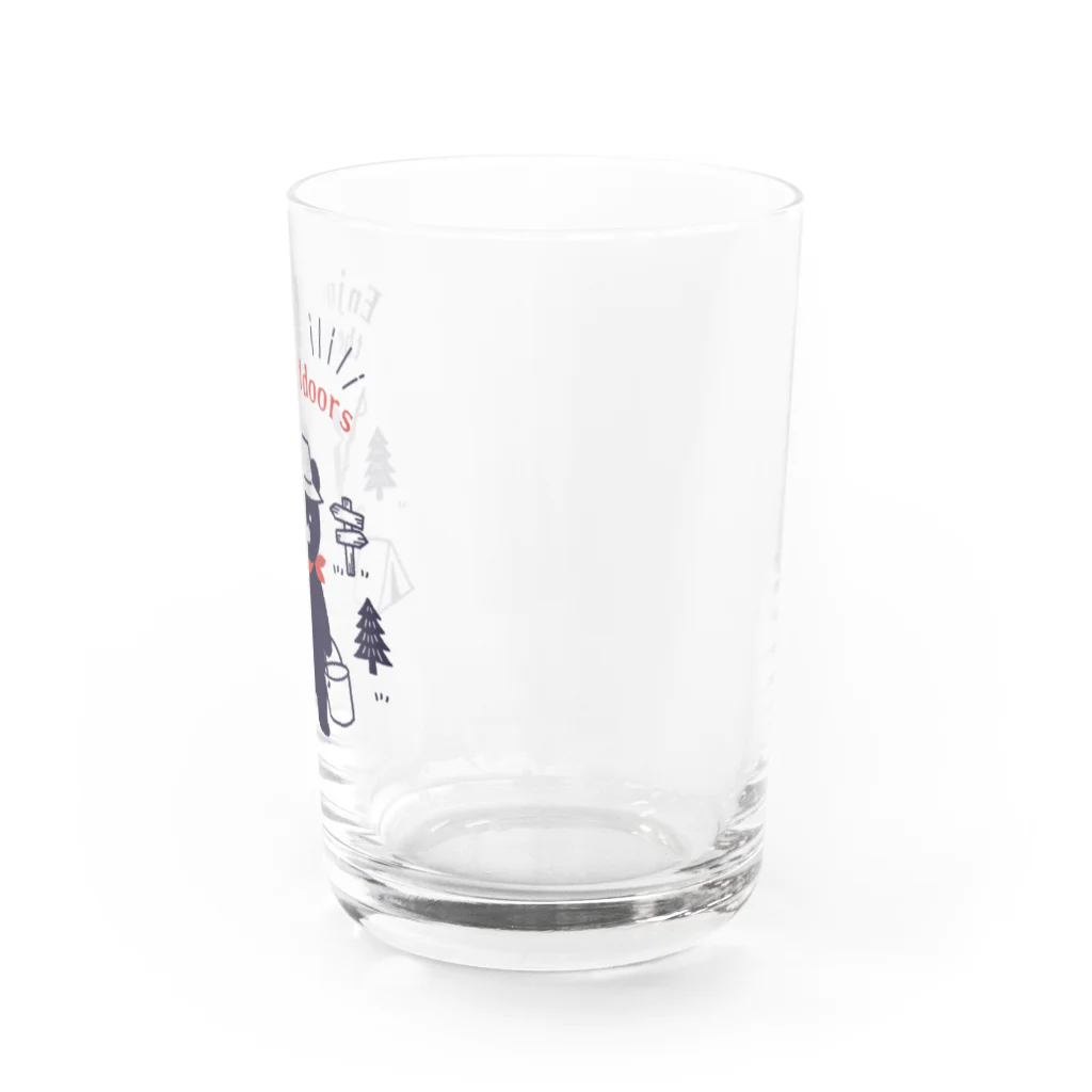 あずき缶のアウトドアベア Water Glass :right