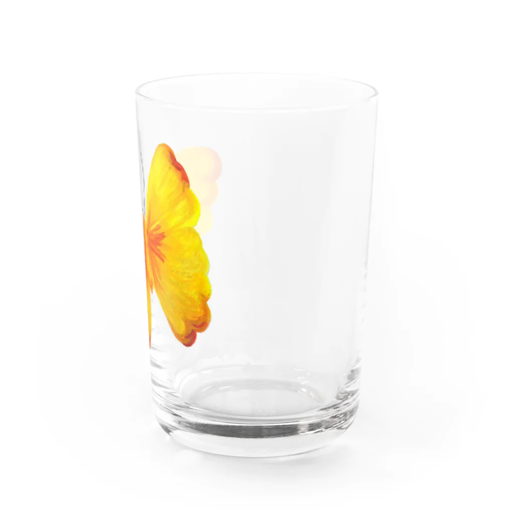 osakiayanoの蝶 グラス右面