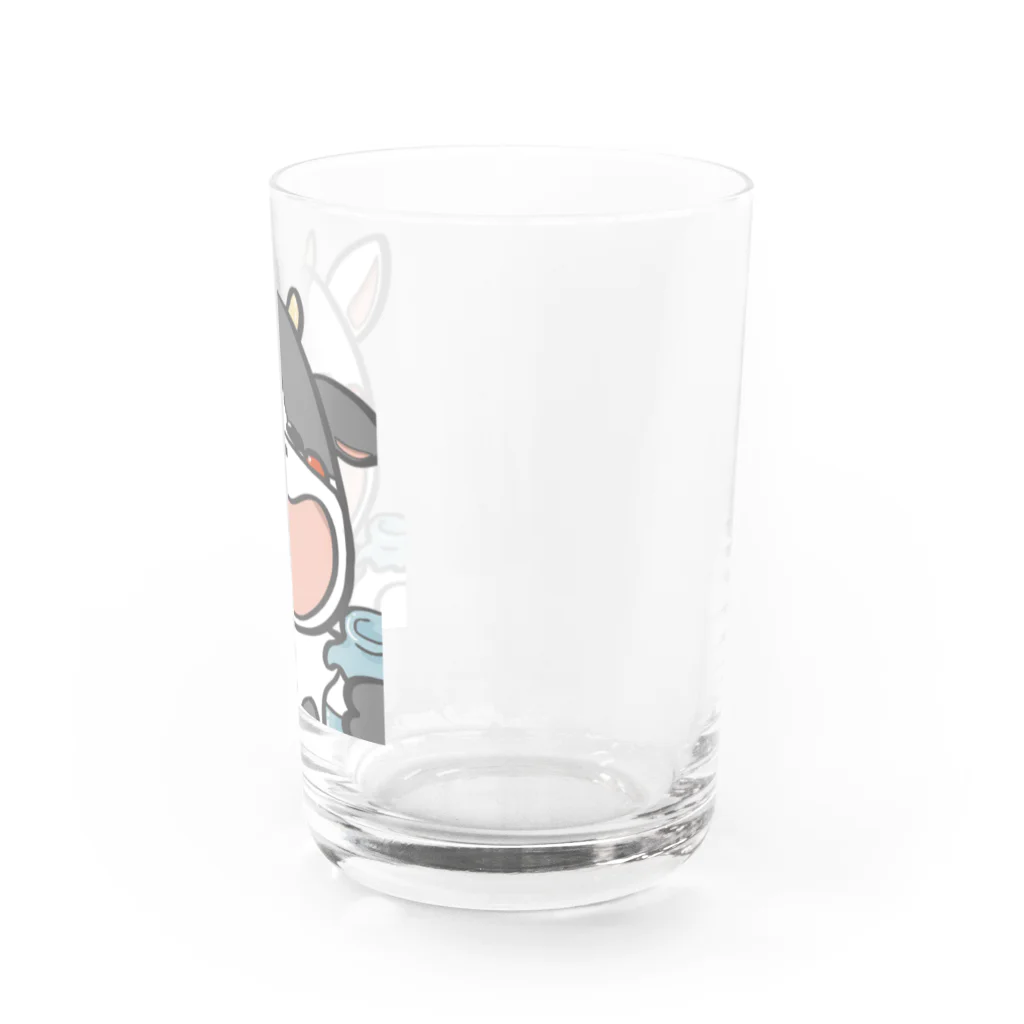 イラスト兄弟のうっしゃー Water Glass :right