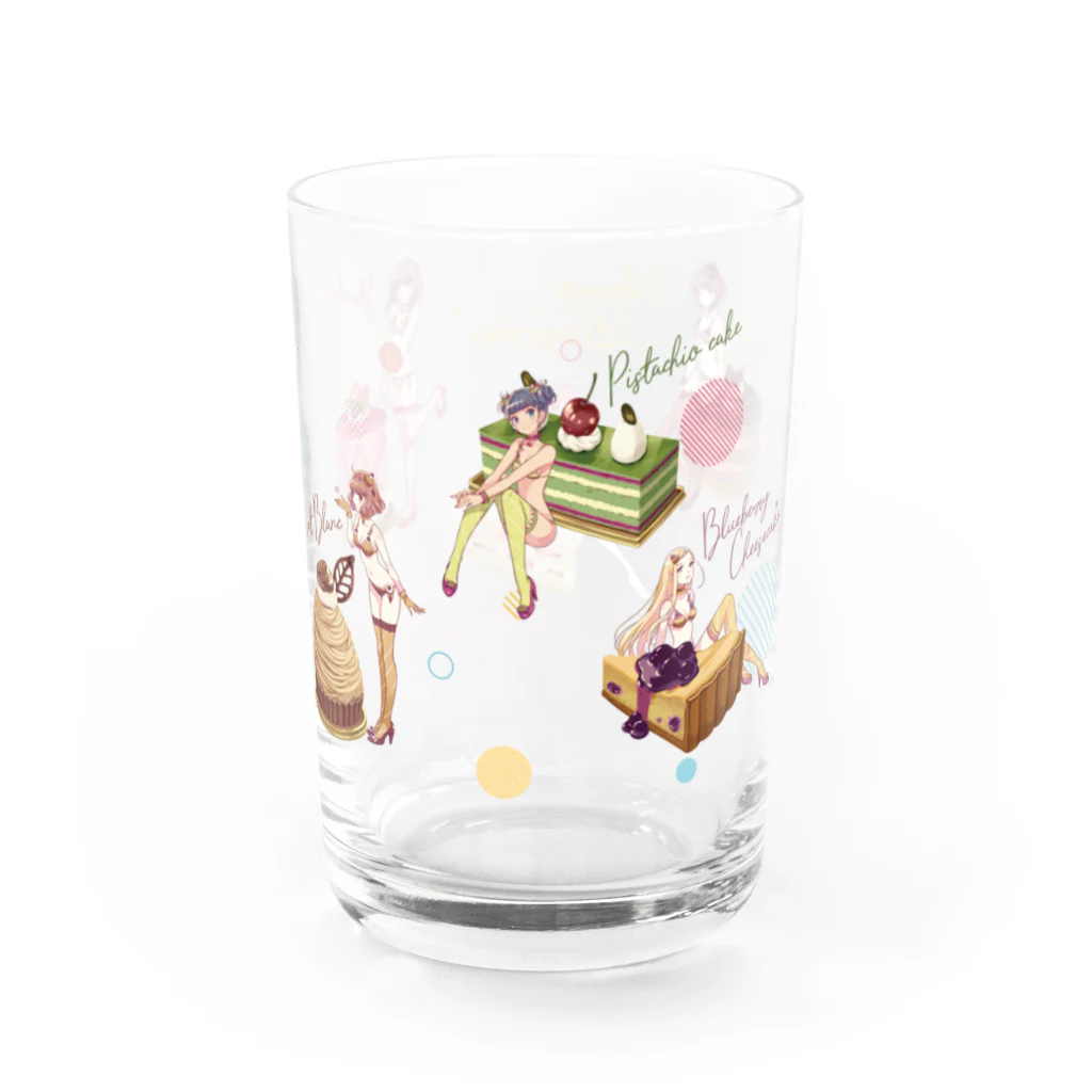 ERIMO–WORKSのSweets Lingerie Glass "SWEETS PARTY" Water Glass :right