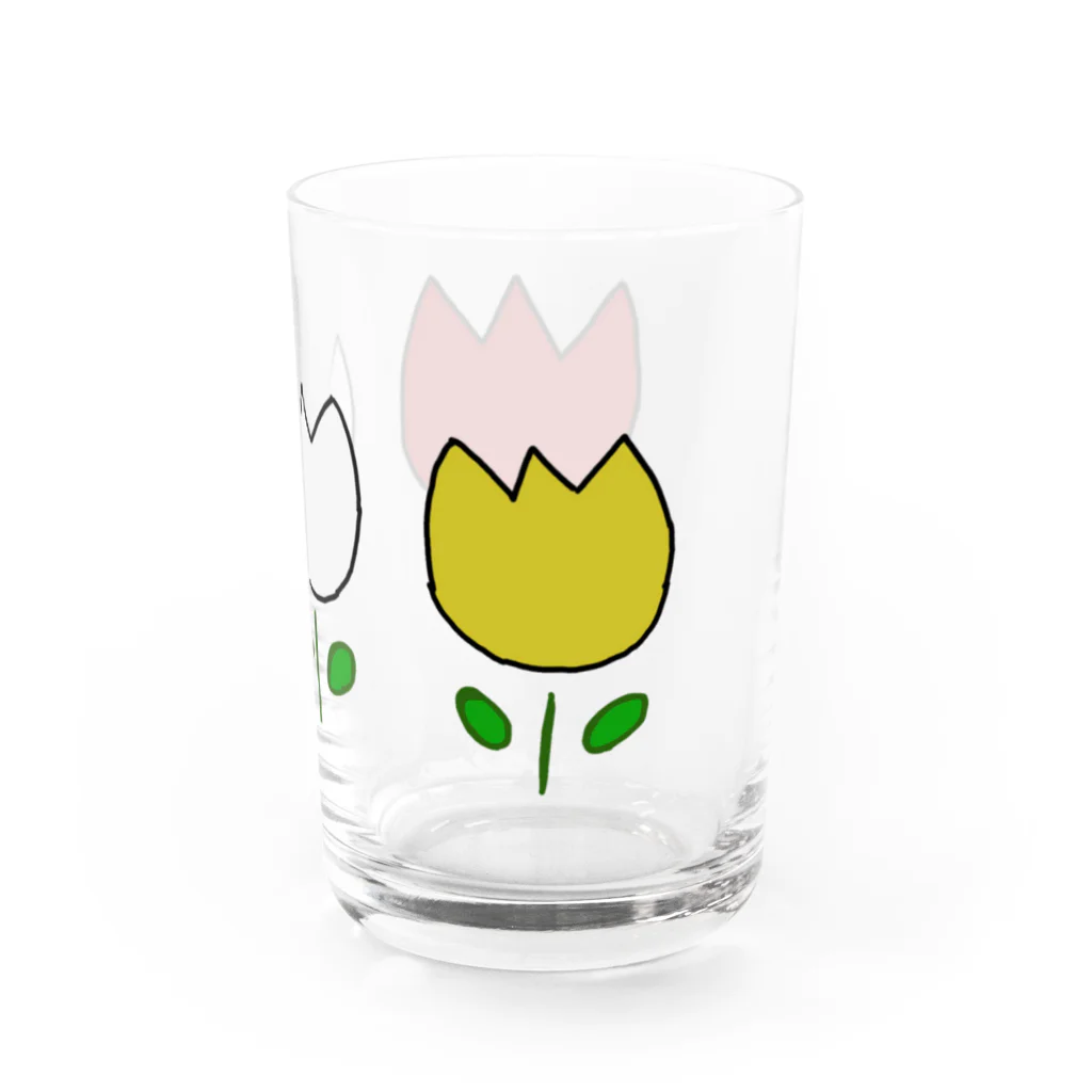 にのにのさいたちゅーりっぷ Water Glass :right