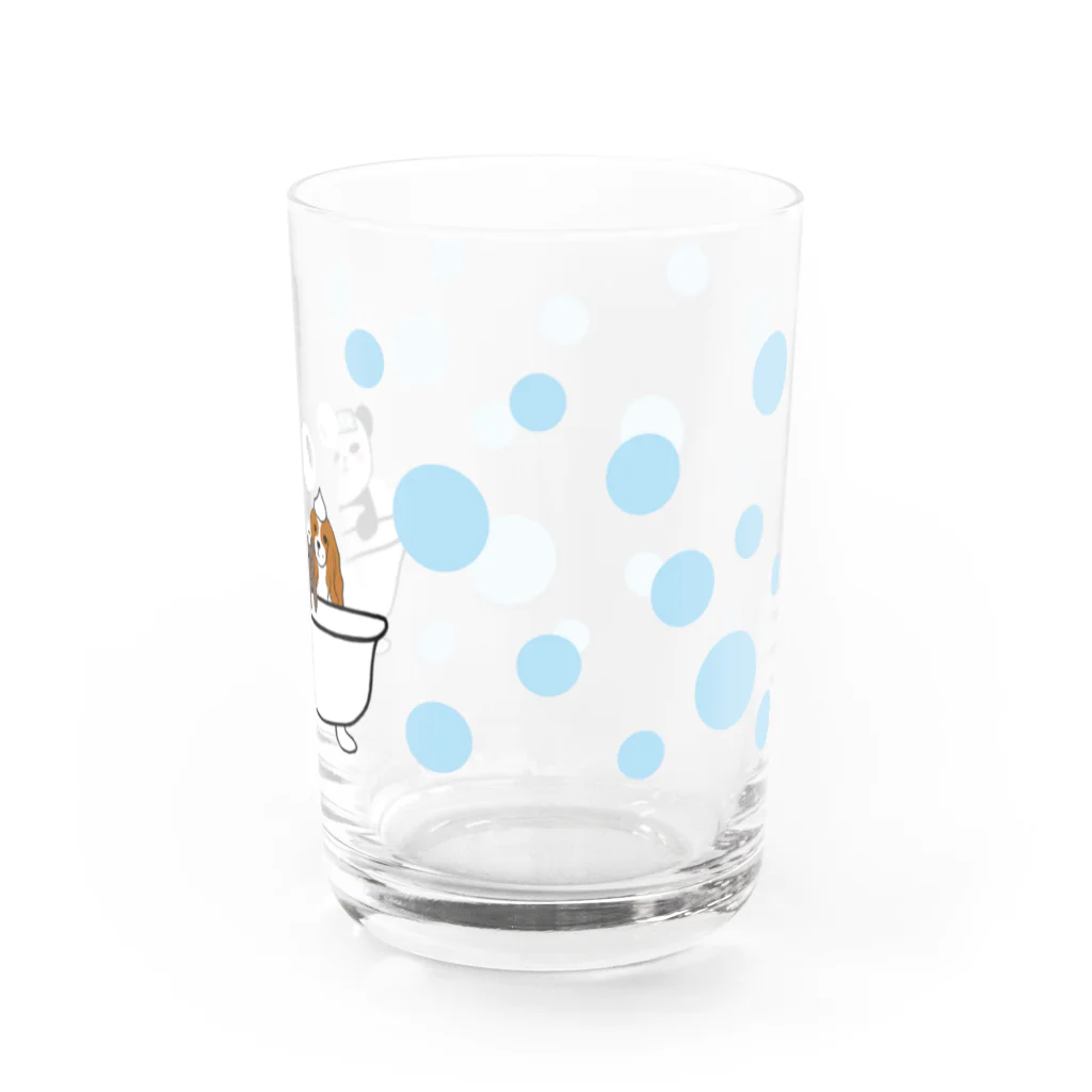 ぱんだ日和のわんことお風呂 Water Glass :right